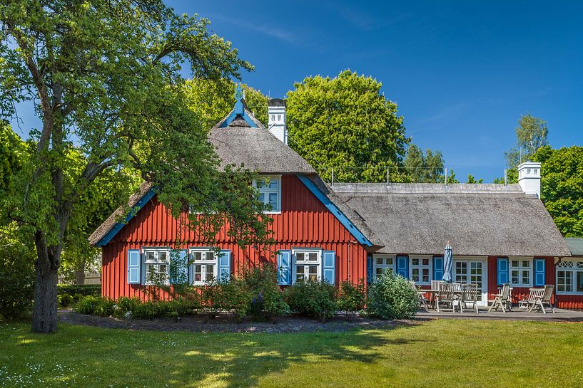 Historical thatched house in Born am Darß, Mecklenburg-Western Pomerania by Christian Müringer
