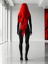 Vrouw met rood haar van Max Steinwald thumbnail