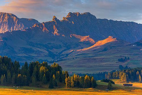 Sunrise in Alpe di Siusi