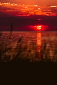 Sonnenuntergang Veerse Damm