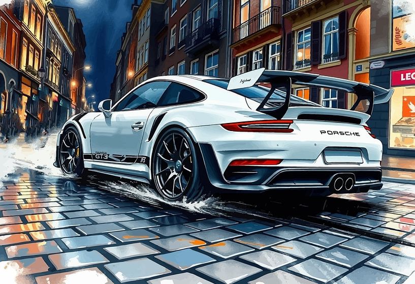 Porsche 911 GT3 RS -Europäische Stadt von MIROKKU