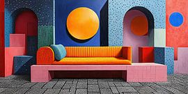 Surrealismus Innenarchitektur Architektur Design Geometrie von Niklas Maximilian