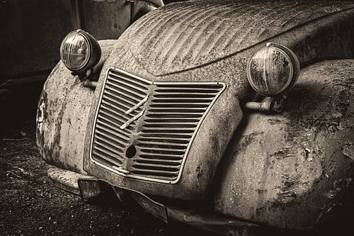 Citroën 2CV rouillée sur Halma Fotografie