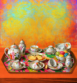 Vivid High Tea by Marja van den Hurk