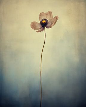 Einsame und zerbrechliche Blume von Studio Allee
