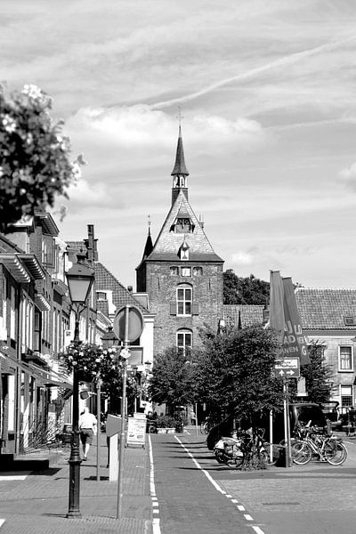 Vianen Utrecht Innere Stadt Schwarz und Weiß von Hendrik-Jan Kornelis