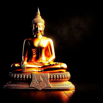 Le Bouddha d'or - 1 sur Ineke de Rijk