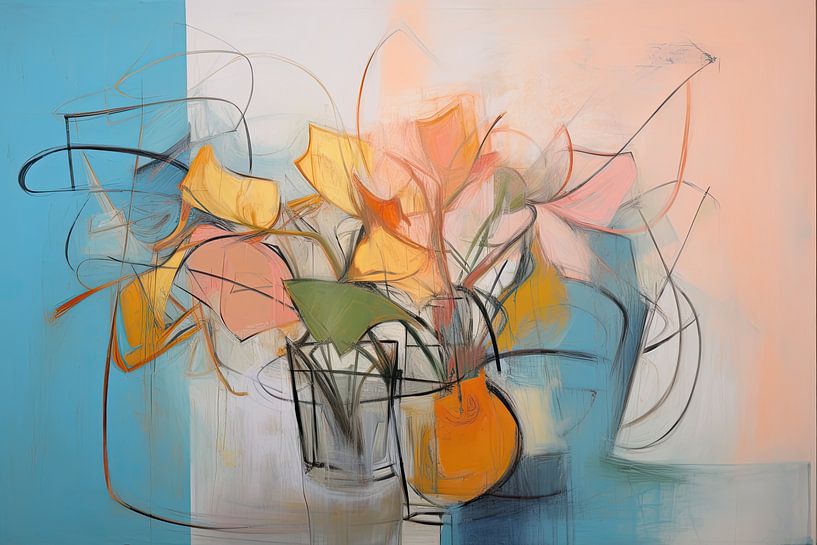 Art de la cuisine par Peinture Abstraite