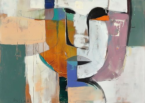 Abstract Portrait by Eye catching paintings