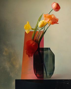 Fleurs en néon, art contemporain sur Studio Allee