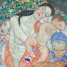 Het leven (gewas uit Dood en leven), Gustav Klimt van Details van de Meesters