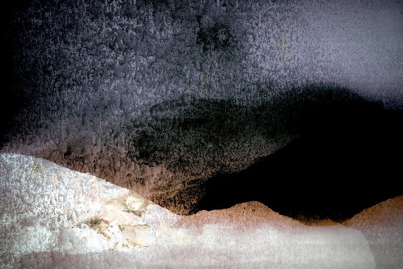 Nordic Night Landscape Scandinavia Abstract by Mad Dog Art