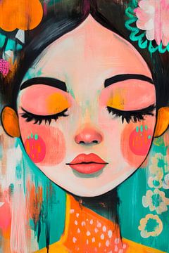 Vibrant colours of silence by Poster Art Shop