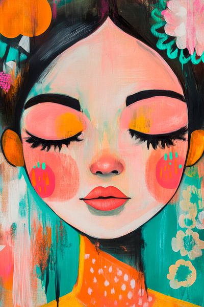 Vibrant colours of silence by Poster Art Shop