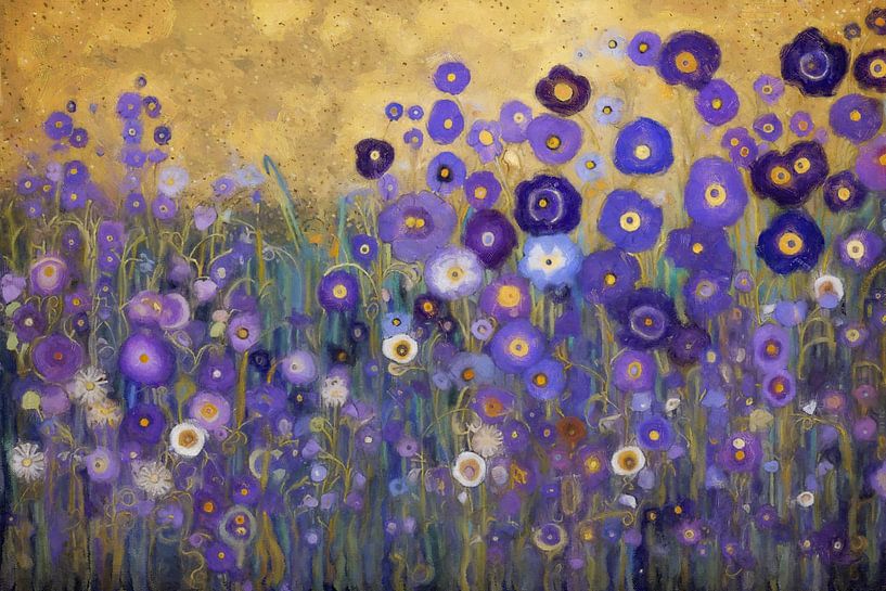 Evening light in the Field of Flowers by Whale & Sons