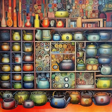 Pots, kettles and pans by Natasja Haandrikman