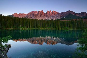 Sunset in the Dolomites by Bas Oosterom