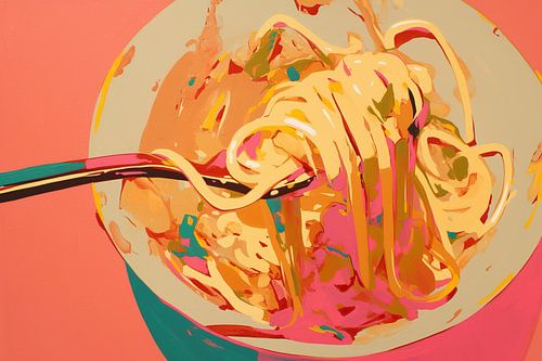 Spaghetti-Malerei