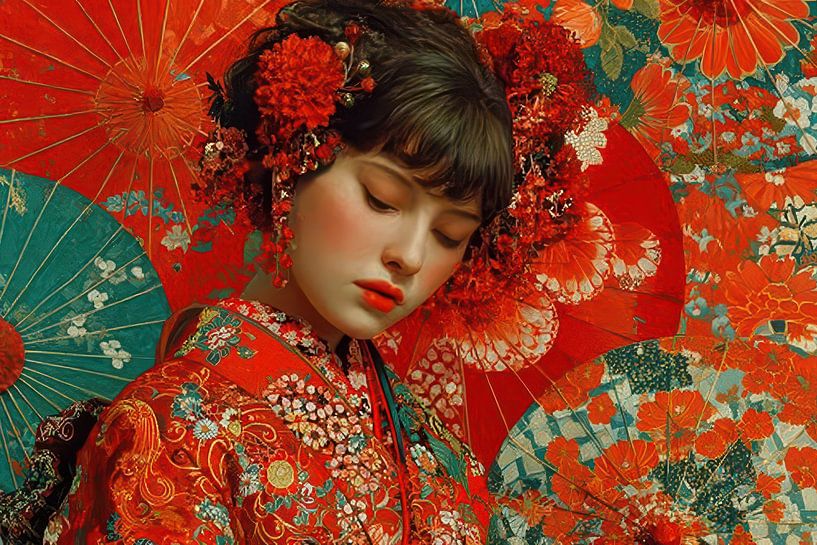 picturesque Japan Geisha by Egon Zitter