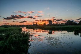 Sonnenuntergang an der Molenkade