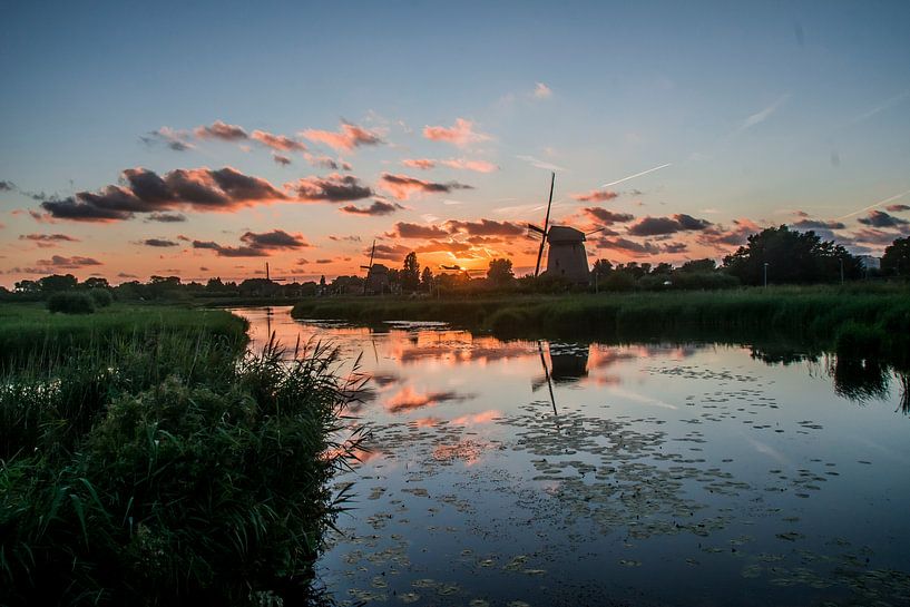 Sonnenuntergang an der Molenkade von Stephan Scheffer