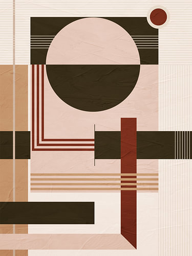 Art abstrait géométrique moderne