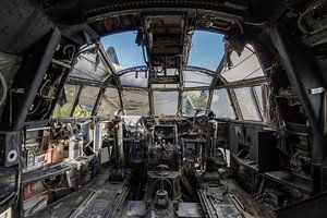 Abandoned cockpit by Frans Nijland