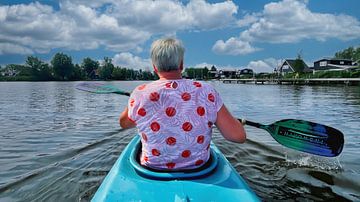 Canoeing in Friesland by Digital Art Nederland