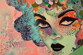 Woman with Eyes by ARTEO Paintings