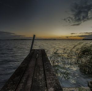 Sonnenaufgang am Steg