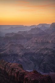Afterglow at the Grand Canyon by Martin Podt