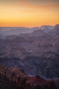 Nachglühen am Grand Canyon von Martin Podt