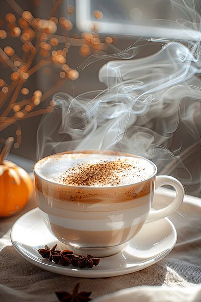 drink a cup of coffee or cappuccino by Egon Zitter