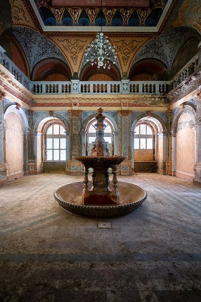 Abandoned Fountain in Decay. by Roman Robroek - Photos of Abandoned Buildings