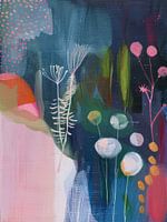 Bunte botanische abstrakte
