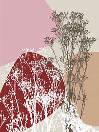 Natürliche Muster im Japandi-Stil 06 von Jack Schoneveld