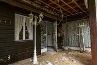 Neglected Entrance with Wrought-iron Doors