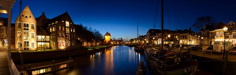 De Thorbeckegracht in Zwolle in de avond van Sjoerd van der Wal Fotografie