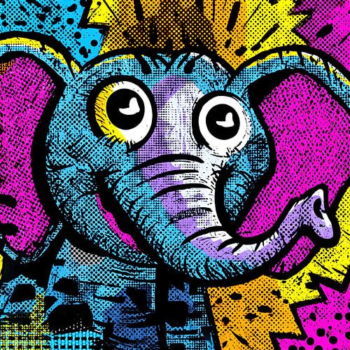 Pop Art elephant no. 1
