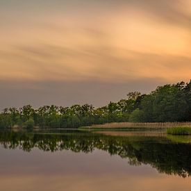 Evening atmosphere in the Upper Lusatian pond landscape by Holger Spieker