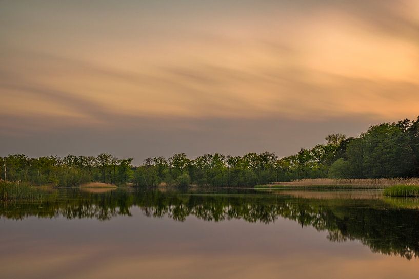 Abendstimmung in der Oberlausitzer Teichlandschaft von Holger W. Spieker