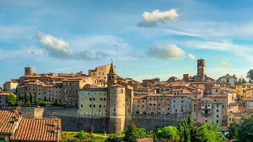 Anghiari, mittelalterliche Bergstadt, Toskana, Italien von Stefano Orazzini