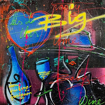 Party Big Time by Geoffrey Wijn - WINE ART GALLERY