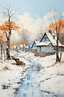 Winters Blauw Sereniteit