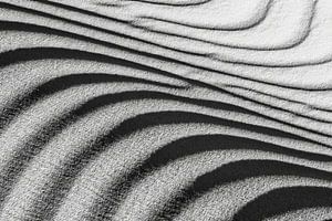 Sahara-Wüste. Sanddünen, Detail.