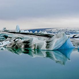 Eisberge in Island von Patricia Hofmeester
