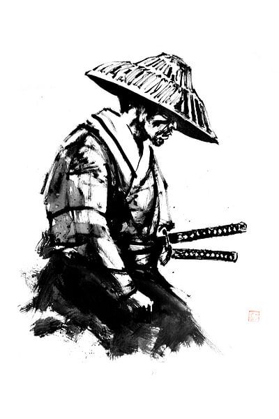 waiting samurai by Péchane Sumie
