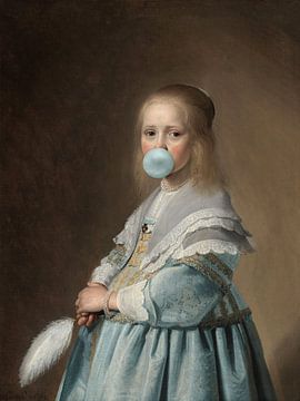 Portret van een Meisje van Marja van den Hurk