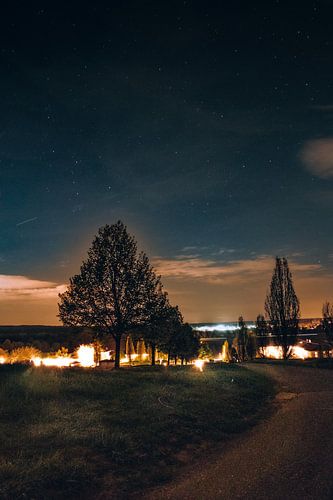 Sternenhimmel Landschaft | Fine Art Nachtfotografie | Natur Wandkunst | Ruhige Landschaft