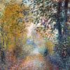 August Renoir. In het bosvan 1000 Schilderijen